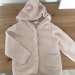 Baby Gap Pink Hooded Sweater Size 3 Years